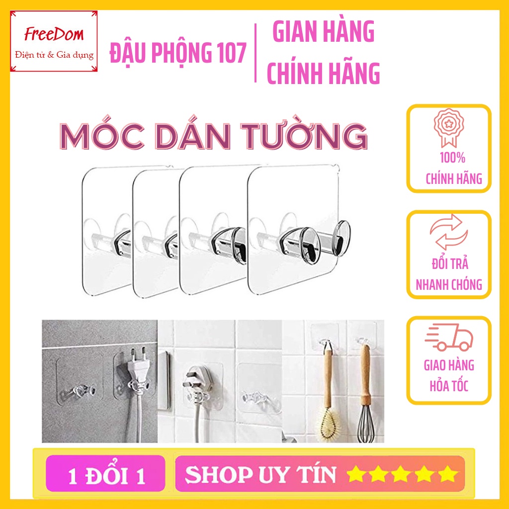 Móc Dán Tường Siêu Dính Chịu Lực Siêu Chắc Siêu Bền