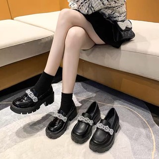 Giày đốc nữ đế cao chất da cao cấp ERIC