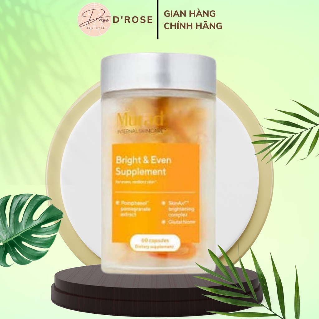 Viên Uống Chống Nắng Nội Sinh M u r a d Chiết Xuất Từ Quả Lựu Pomphenol Sunguard Dietary Supplement (mẫu mới) DR22