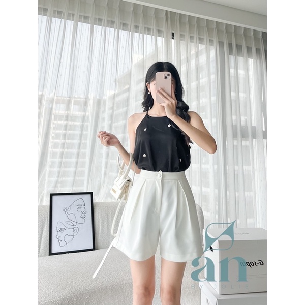 QUẦN SHORT LƯNG CAO BẠCH DIỆP ANCLOTHING