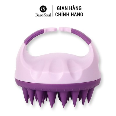 Lược Gội Đầu Cao Cấp Silicone BareSoul Massage Đầu Giảm Stress, Ngừa Rụng Tóc