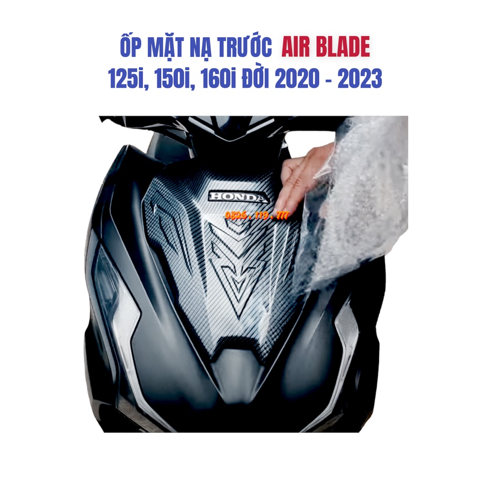 Ốp Mặt Nạ Trước Xe AB 2020 - 2023  - Carbon / Xi Mạ Crom