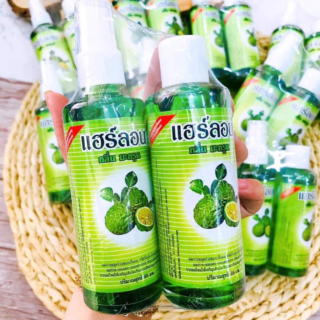 Cặp Xịt Chanh Bưởi Chai Sành Dưỡng Kích Mọc Tóc, Dưỡng Dài Tóc Thái Lan