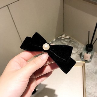 Kẹp mái - cột tóc nơ nhung nhí đính trai