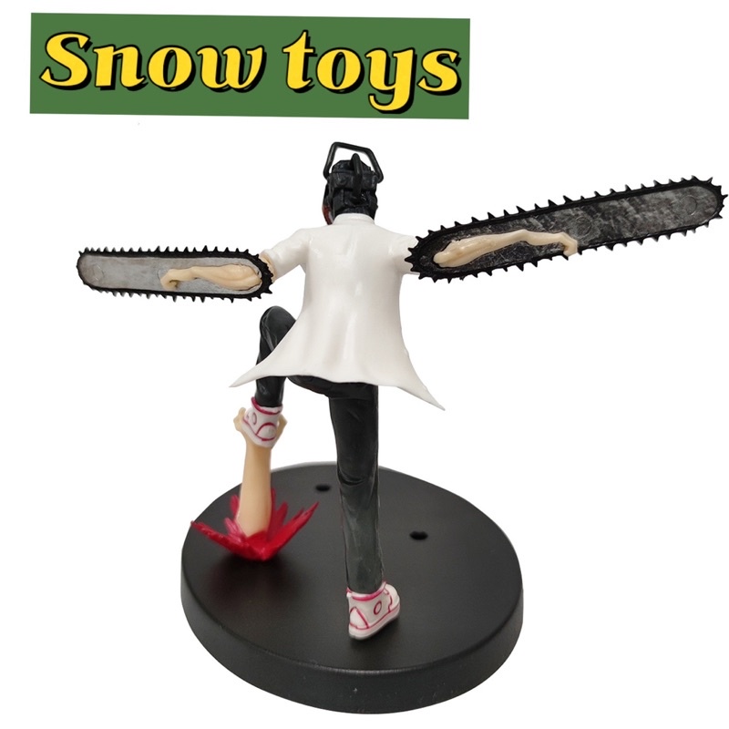 Mô hình Chainsaw Man - Nhân vật Denji hóa Quỷ cưa máy 2 đầu thay thế - Kích thước Denji - Fullbox