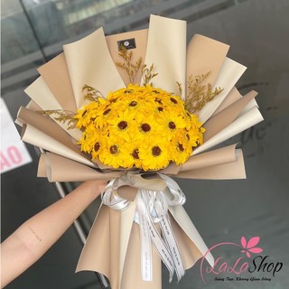 Bó Hoa Sáp Thơm Hướng Dương Vàng - Quà tặng sinh nhật, 8/3, 20/10, 20/11 tốt nghiệp đẹp - Lưu hương thơm lâu