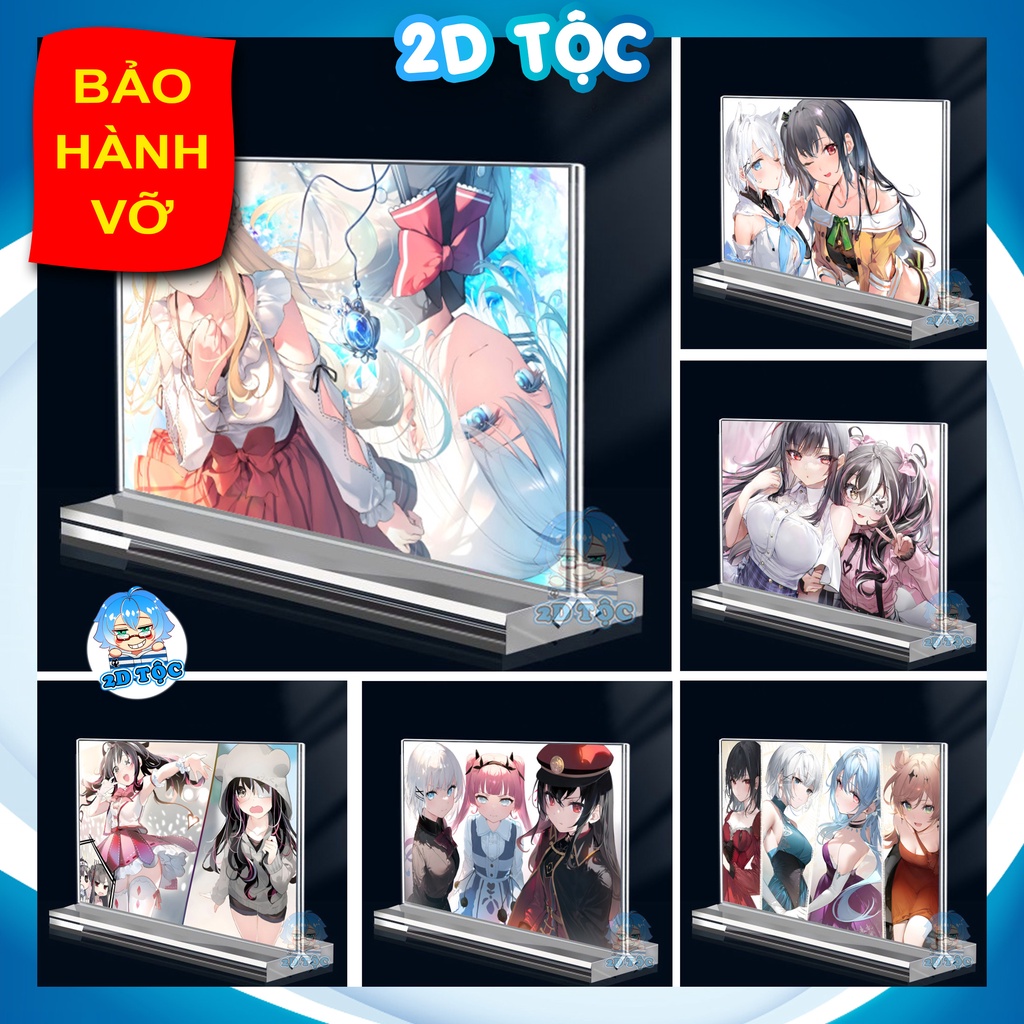 Khung ảnh Mica Kích thước A4,A5 In hình Anime Manga Light Novel Thám tử đã chết (8) đế lùa dày trong suốt - 2D Tộc Shop