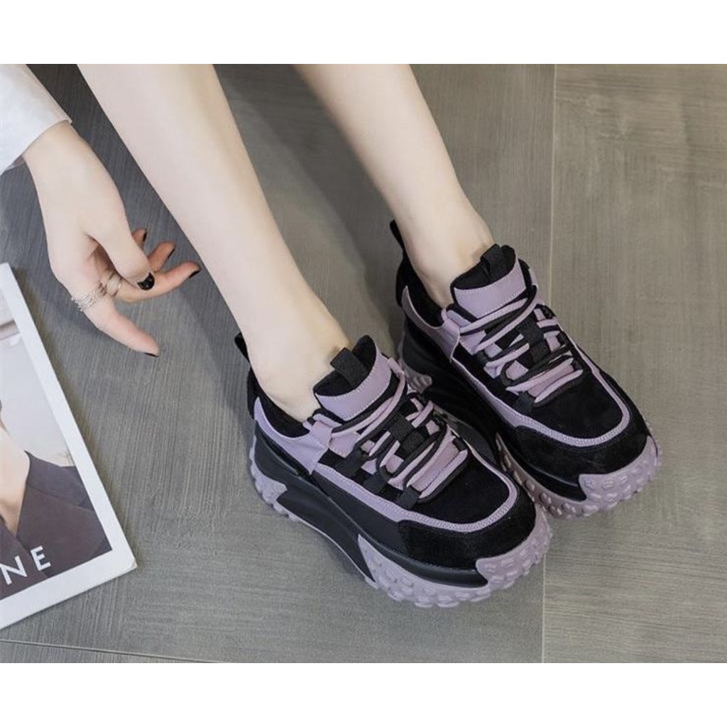 Giày thể thao đế bánh mì 2 màu, giày siêu đẹp