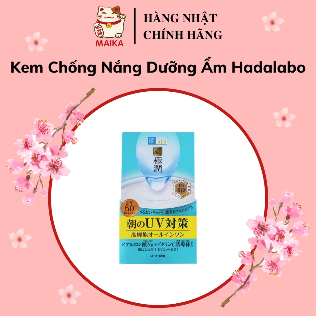 Kem Chống Nắng Dưỡng Trắng Hadalabo 7 in 1 SPF 50+ 90g