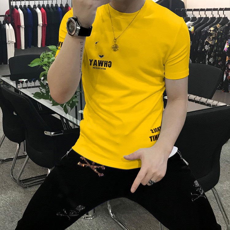 Áo thun nam, áo phông nam tay ngắn cổ tròn chất thun cotton hàn co giãn 2 chiều hình thoáng mát mềm mịn+ vakas9 '