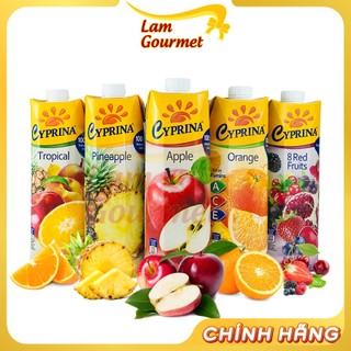Nước ép trái cây nguyên chất cyprina 1l