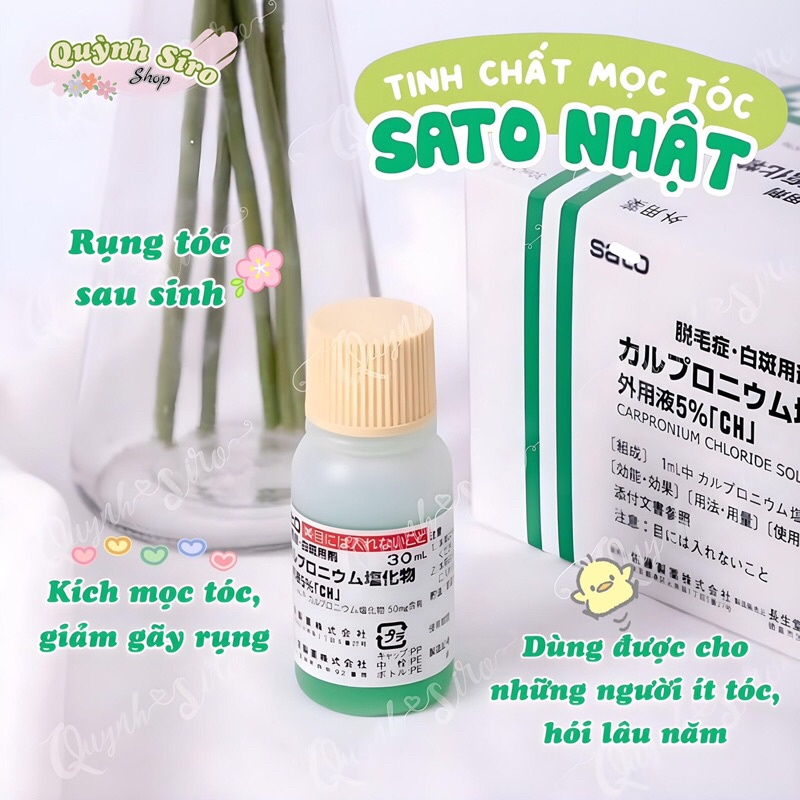 KÍCH MỌC TÓC SATO 30ML - NHẬT BẢN [CHÍNH HÃNG]