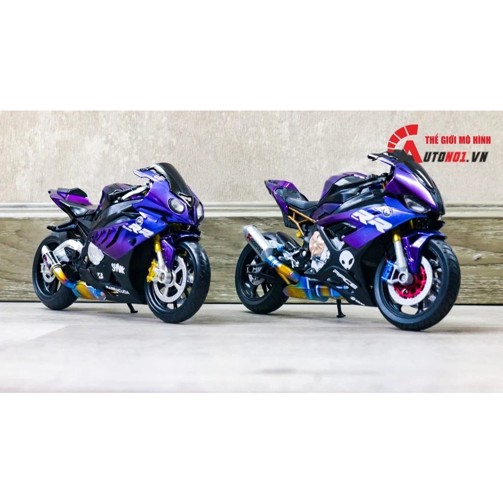Mô hình xe độ Bmw S1000rr Galaxy 1:12 Autono1 D224F