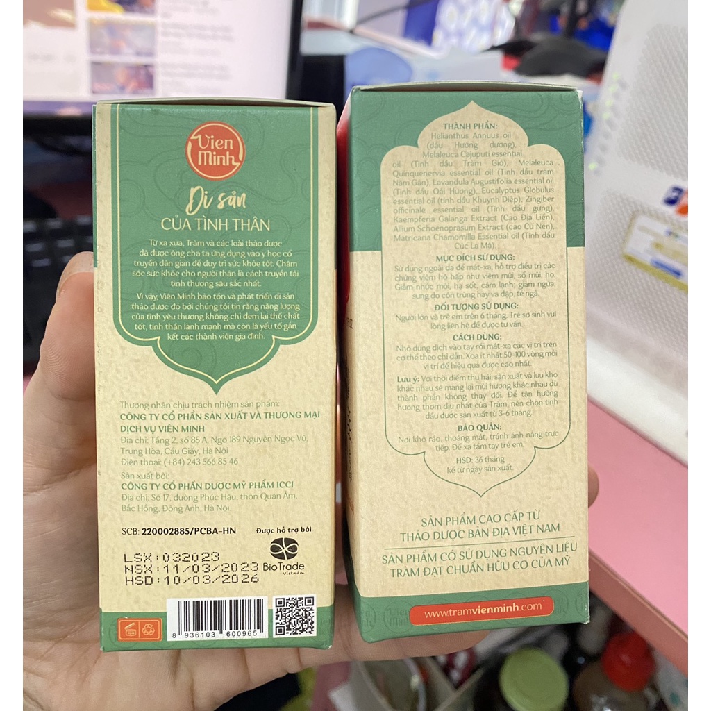 Tinh dầu tràm Viên Minh lọ 30ml