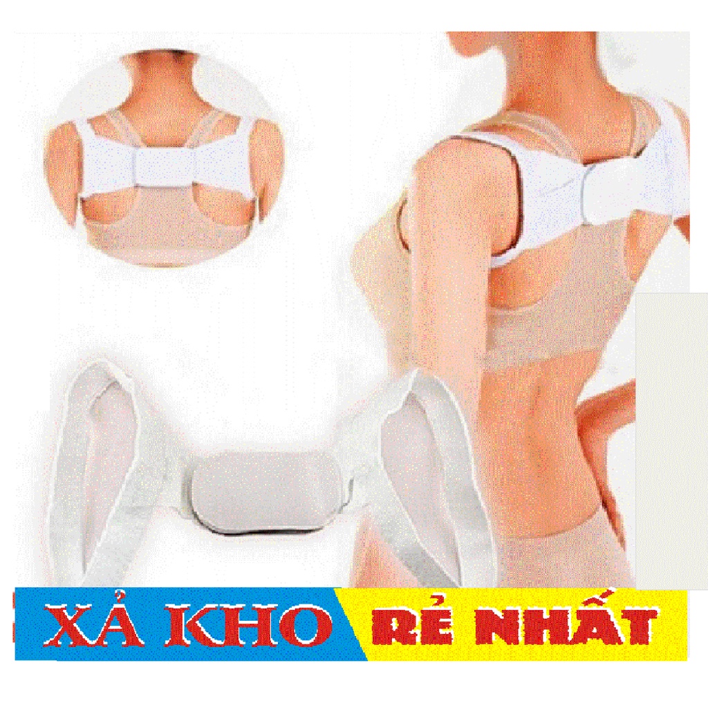 (XẢ KHO- RẺ NHẤT) Đai Đeo Hỗ Trợ (Đai Chống Gù Lưng) chỉnh sửa tư thế giúp lưng thẳng tăng chiều cao cho nam và nữ