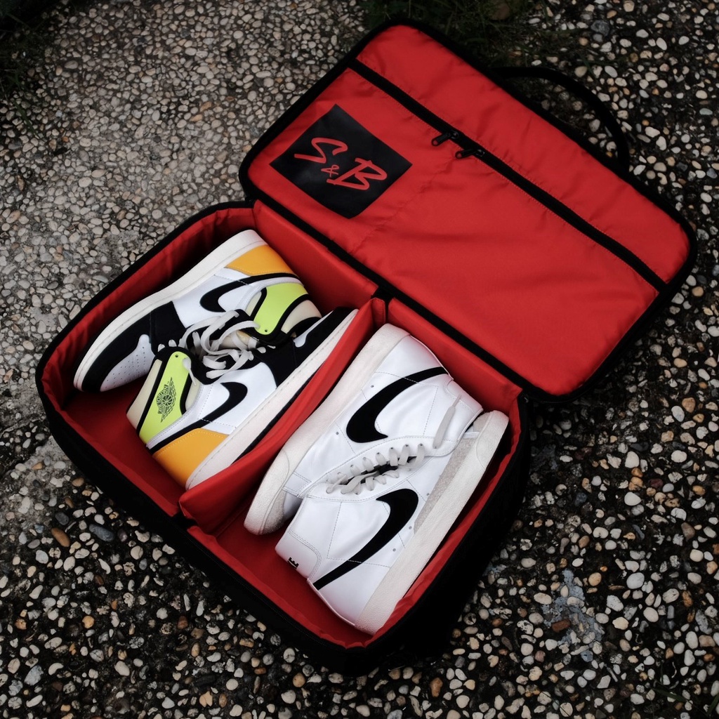 Sneaker Bag túi đựng giày đa năng chính hãng thương hiệu S&B size vừa 2 ngăn