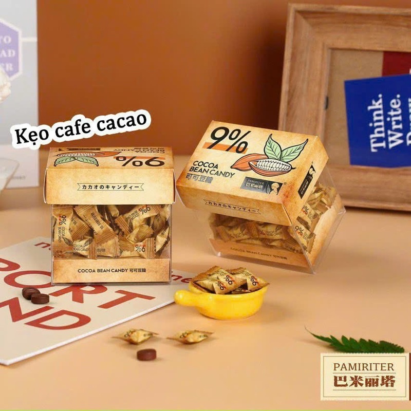 Kẹo cafe/coffee không đường viên nén Pamiriter 70 viên - Đài Loan | Ăn vặt ngon rẻ TaNo
