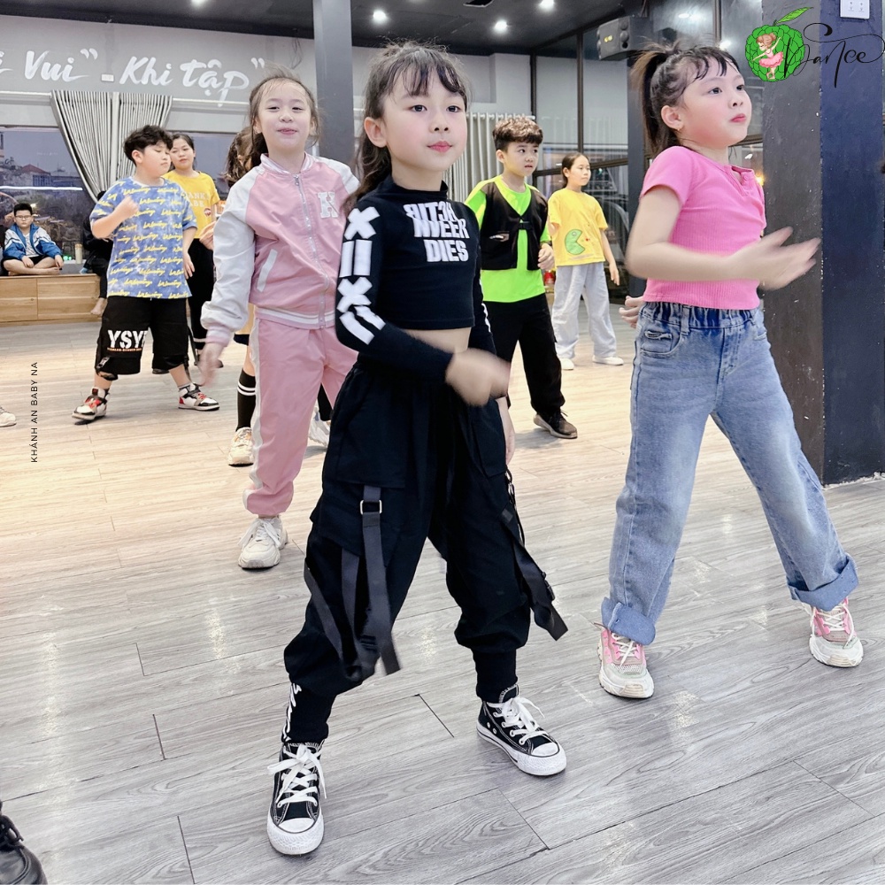 Quần Jogger nhảy FANE bé trai bé gái hiphop đi chơi đi nhảy đồ tập zumba tiktok dance hiện đại