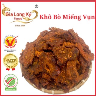 Khô bò miếng mềm vụn gia long ký, đảm bảo vsattp