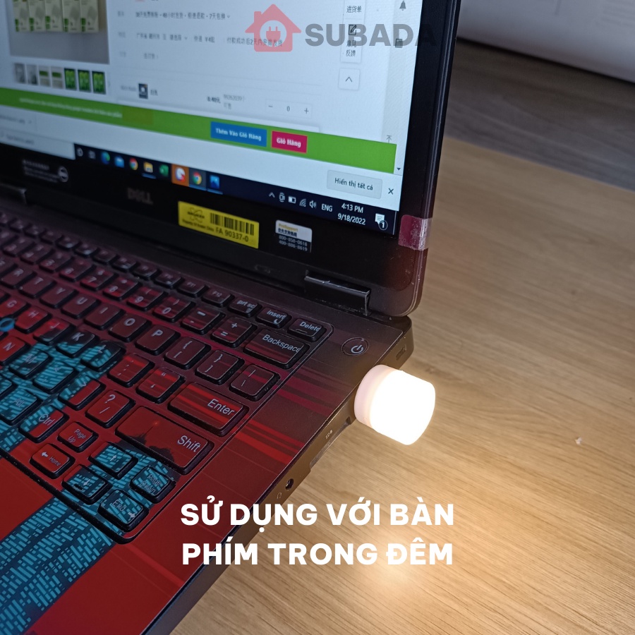 Đèn ngủ led usb mini SuBaDa bảo vệ mắt thiết kế đơn giản tiện dụng trang trí phòng ngủ-khách-quán cafe/cửa hàng DN04 | BigBuy360 - bigbuy360.vn