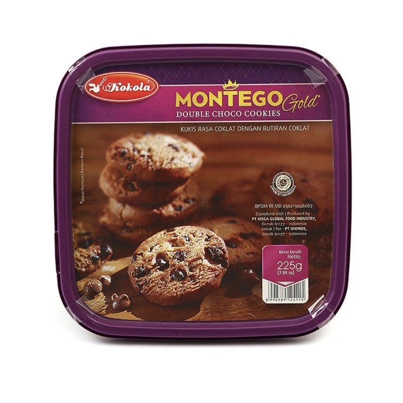 (GS) Bánh Quy Vị Socola Montego KoKola 225G / bánh / socola