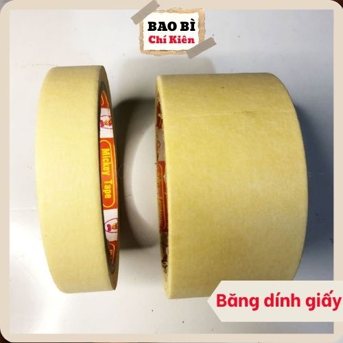 Băng dính giấy ,  - băng keo giấy viết được chữ -baobichikien