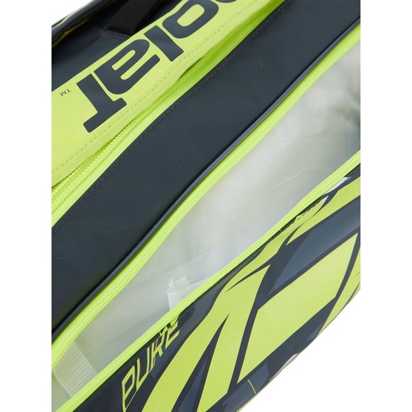 TÚI TENNIS BABOLAT PURE AERO X6 PACK GREY/YELLOW/WHITE