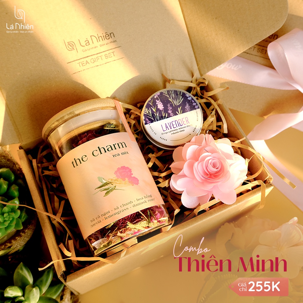 Quà Tặng Mẹ, Sinh Nhật Trà Thảo Mộc Hộp Giấy Ý Nghĩa. Set Quà Tặng doanh nghiệp THIÊN MINH - Là Nhiên