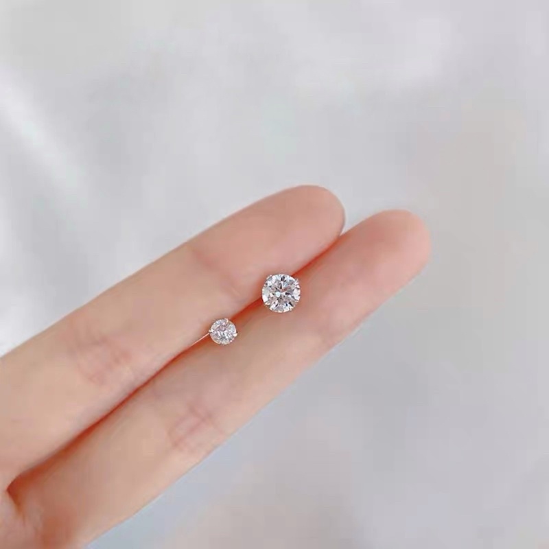 Khuyên Tai Đính Đá Zircon Basic