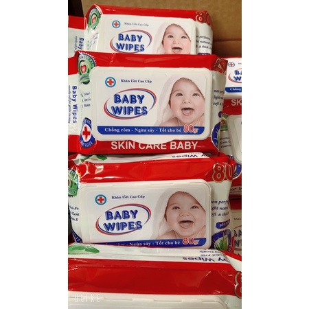 Khăn ướt Baby Wipes- Không mùi an toàn cho bé