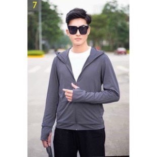 Áo chống nắng thông hơi nam túi có khóa kéo size tới 90kg
