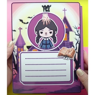 ĐỒ CHƠI BÚP BE GIẤY phù thuỷ Wednesday