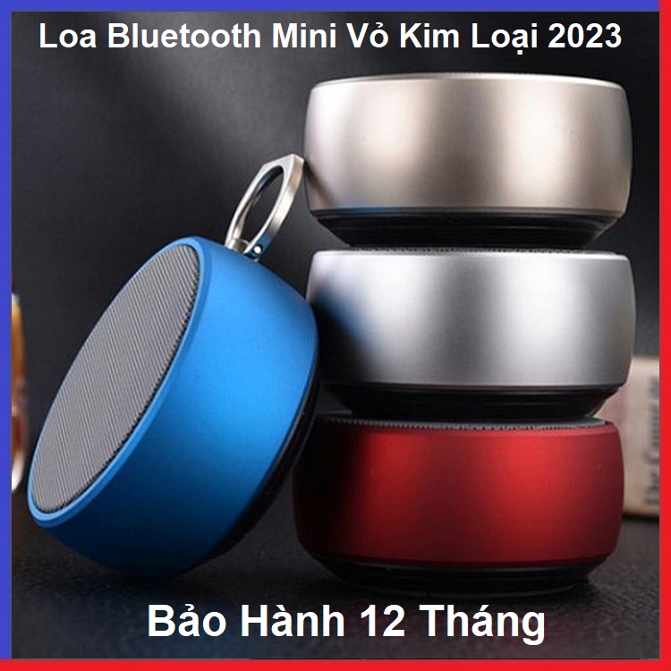 Loa Bluetooth Vỏ Kim Loại Mini Bs02, Loa Cao Cấp Bass Nghe Cực Hay, Có Móc Treo Tiện Lợi - Có Khe Thẻ Nhớ - Cổng AUX 3.5