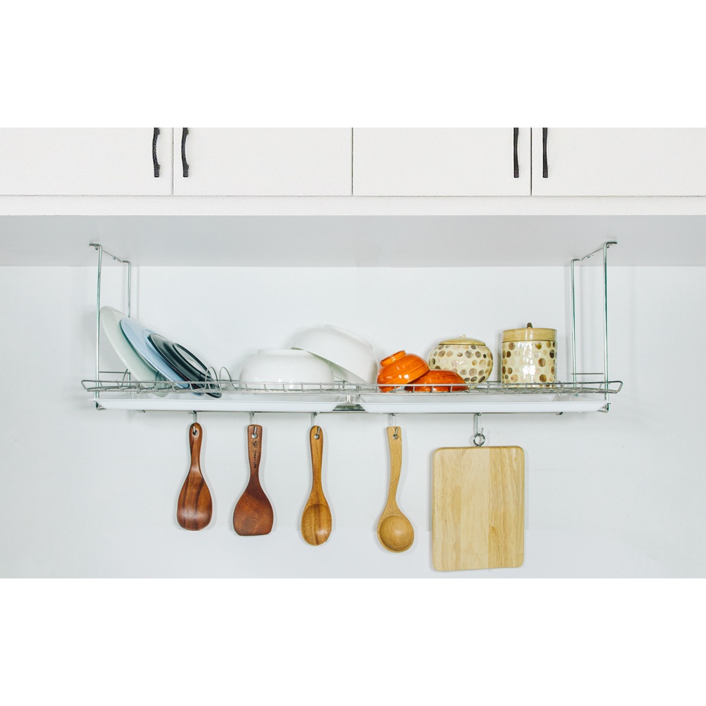 Giá úp chén bát treo tủ bếp trên New Slide 800 inox Cao Cấp
