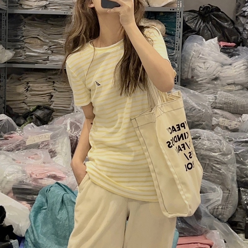 ÁO PHÔNG KẺ NAUTICA HÀNG XUẤT DƯ