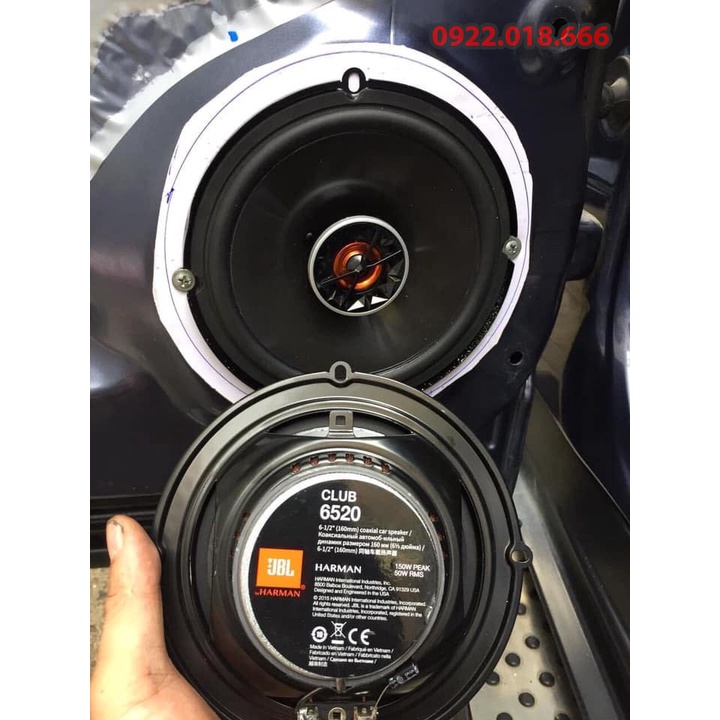 Loa Cánh Đồng Trục JBL Club 6520 Cao Cấp 16,5cm ,6,5 inch-Nâng Cấp Âm Thanh Xe Hơi-Nghe Nhạc Gia Đình Rất Hay.