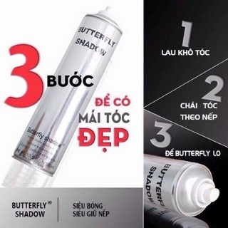 Gôm xịt tóc butterfly shadow 320ml