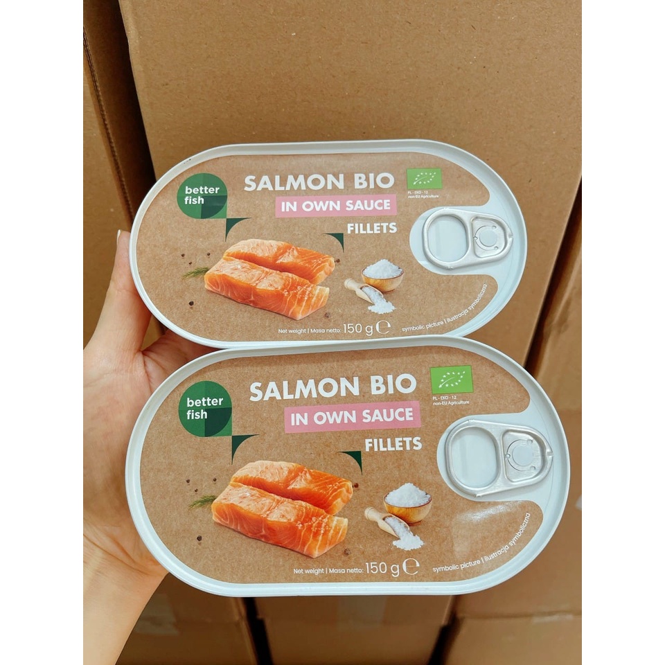 Cá hồi đóng hộp hữu cơ Better Fish - 150gr