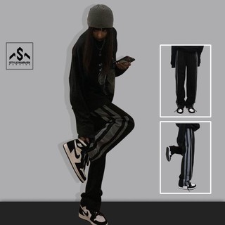 Quần culottes nữ ống rộng STYLE MARVEN phối 3 sọc thời trang - QUAN SM079V1
