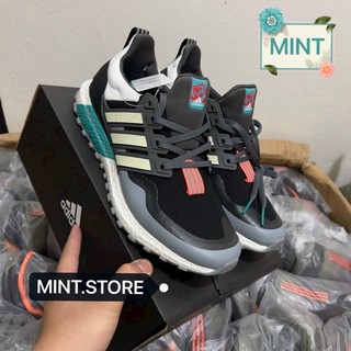 Giày thể thao sneaker ultraboost TRIP đen xanh