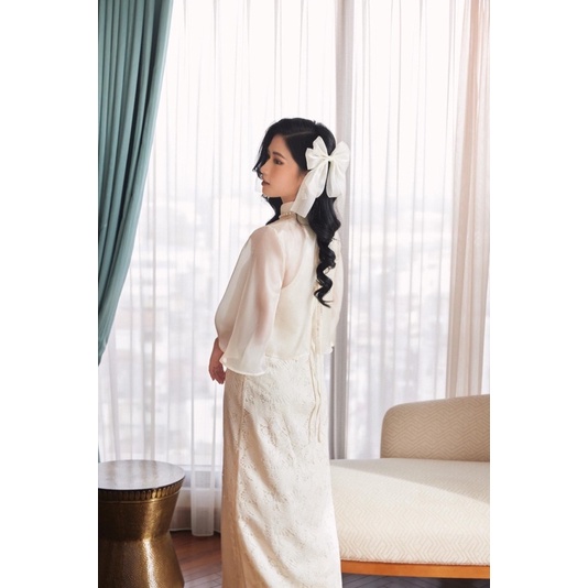 NUDIEYE - Đầm Fabienne Organza Top mixed with Long Floral Dress