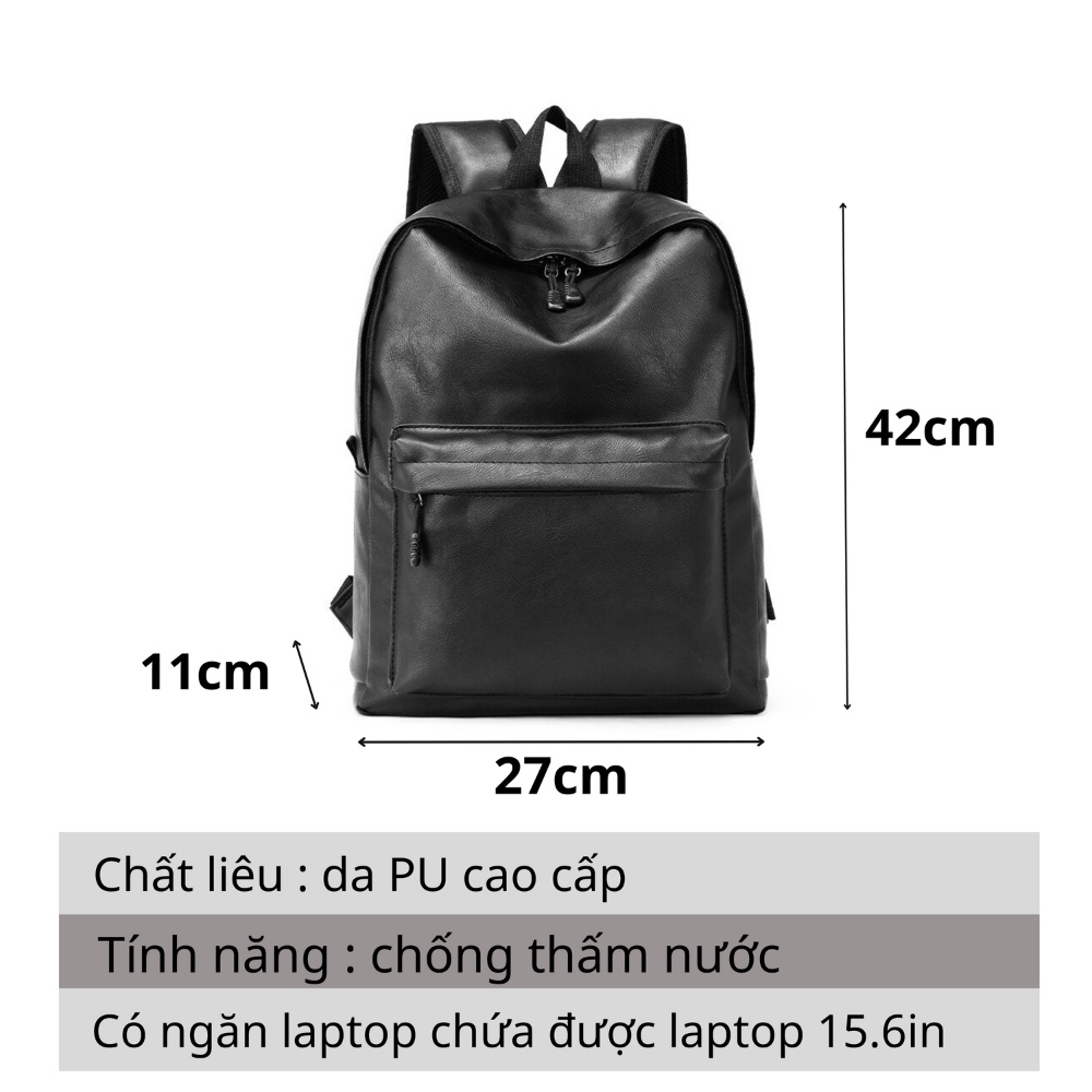 Balo da nam nữ LAZA Organ Backpack 499 - chất liệu da PU trượt nước nhập khẩu - Thương hiệu LAZA | BigBuy360 - bigbuy360.vn