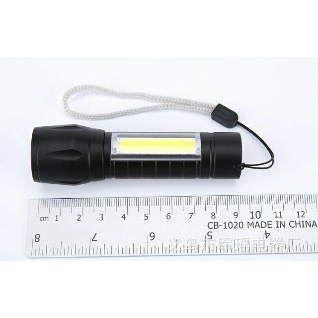 Đèn Pin Mini T1 POLICE 3 Chế Độ Siêu Sáng Có Zoom Chống Nước Kèm Hộp Và Dây Sạc Tiện Lợi