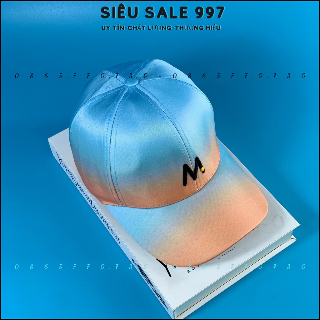 NÓN KẾT HUỲNH QUANG LOANG MÀU THÊU M PHONG CÁCH, MŨ KẾT SIÊU ĐẸP HÀNG UNISEX