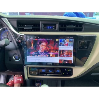 Màn hình android Oledpro xe TOYOTA ALTIS 2013 2014 2015 2016 2017 Tặng dưỡng theo xe và giắc nguồn cắm zin