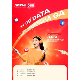 eSIM WINTEL WIN60 - Data tốc độ cao không giới hạn