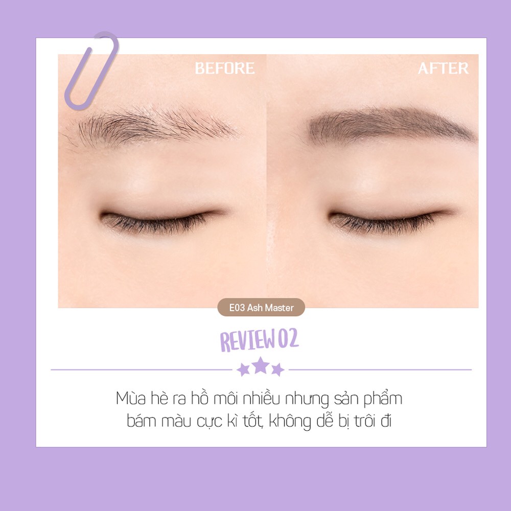 Mascara Mày Bên Màu Siêu Xinh Black Rouge Colorrizing Master Browcara