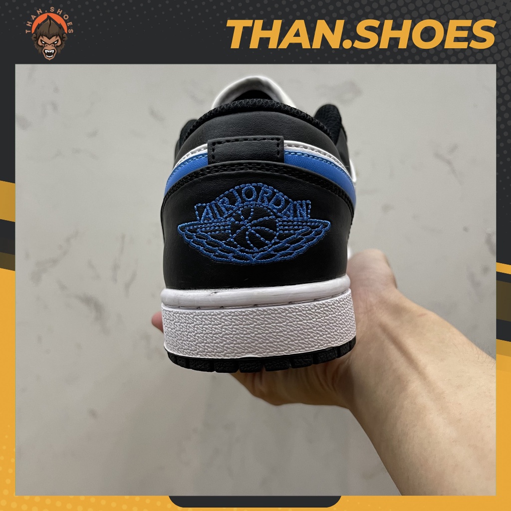 Giày Air JD1 Low University Blue, JD1 Thấp Đen Xanh - Than.Shoes