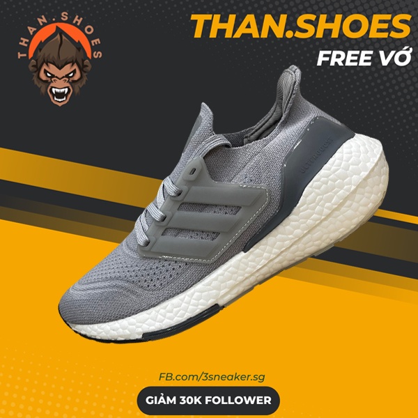 Giày Ultra21 Grey Three, Ultra21 Xám - Than.Shoes