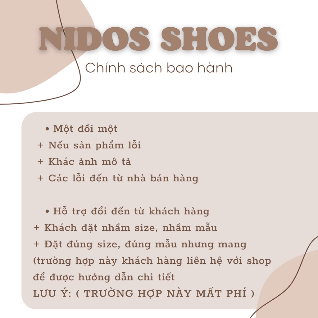 Dép Kẹp Xuồng NIDOS Quai Tam Giác - Dép Kẹp Nữ Đế Cao Quai Ngang Phong Cách Siêu Êm